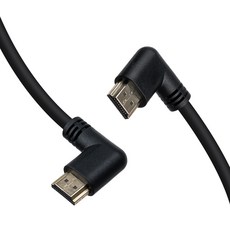 Coms HDMI V2.1 傳輸線 8K 60Hz UHD 左右彎頭 左向 右向 IF928, 1個, 選擇此商品