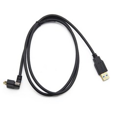 컴스 USB 3.1 Type C 케이블 A타입 3.0 to C타입 포트형 브라켓 연결용 전면꺾임 꺽임 IF723, 1개