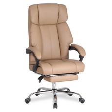 파파가구 사무용 오피스 책상 사무실 컴퓨터 의자 침대형 HY-011, 브라운