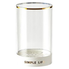 Dimis 家居釉面餐具筒 單筒, 白色, 1個