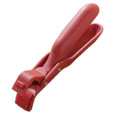 데이리듬 뜨거운 냄비 실리콘 집게 레드, 1개