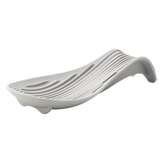 까사라이프 실리콘 조리도구 받침대, 라이트그레이, 1개