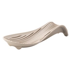 까사라이프 실리콘 조리도구 받침대, 베이지, 1개