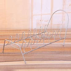 식기 건조 정리대 주방 접시꽂이 28.3 x 15 cm, 실버, 1개