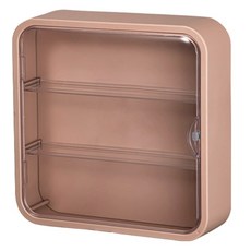 HOHOO 遊戲角色公仔展示收納裝飾櫃 棕色, 1個