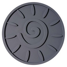 웰라이브 실리콘 해맑은 냄비받침 16 x 16 cm, 차콜, 1개