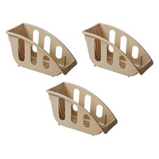 廚房收納碗盤瀝水盤子整理架 20.5 x 12 x 13 cm, 米色