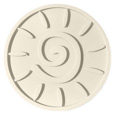 웰라이브 실리콘 해맑은 냄비받침 16 x 16 cm, 크림베이지, 1개