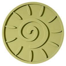 웰라이브 실리콘 해맑은 냄비받침 16 x 16 cm, 올리브그린, 1개