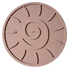 웰라이브 실리콘 해맑은 냄비받침 16 x 16 cm, 베이비핑크, 1개