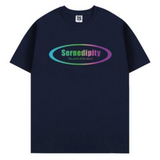 더팀 세렌디피티 빅사이즈 20수 반팔 프린트 티셔츠