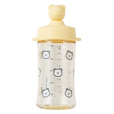 AKIOOM 幼兒小熊PPSU吸管杯, 1個, 260ml, 芒果