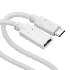 컴스 A타입-C타입 USB 3.1 GEN 2 10Gbps MF 60W 연장 케이블 HB139, 1개