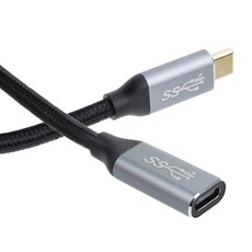 컴스 C타입-C타입 USB 3.1 GEN 2 10Gbps 케이블 IH326, 1개