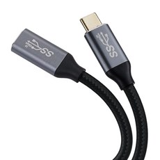 컴스 C타입-C타입 USB 3.1 GEN 2 PD 고속충전 4K 60Hz UHD 데이터 전송 메쉬 10G MF 연장 케이블 JA084, 25cm, 1개