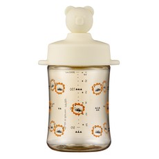 AKIOOM 幼兒小熊PPSU吸管杯, 1個, 200ml, 香草