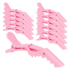 걸핀스 파스텔 헤어클립 미용 집게핀 대형 1520 12p