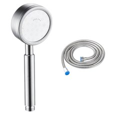 DayRhythm不鏽鋼304高壓蓮蓬頭+軟管組, 銀色, 1組
