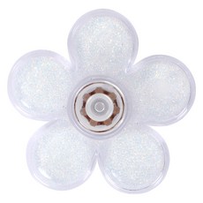J&K閃亮花朵形狀轉盤, 混合顏色(產品 10), 1個