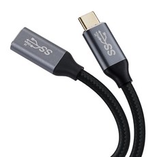 컴스 C타입-C타입 USB 3.1 GEN 2 PD 고속충전 4K 60Hz UHD 데이터 전송 메쉬 10G MF 연장 케이블 JA087