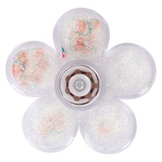 J&K閃亮花朵圖案樣子旋轉棒, 混合顏色(產品 4), 1個