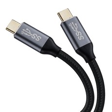 컴스 C타입-C타입 USB 3.1 PD 100W E Marker 10G 데이터 전송 메쉬 고속충전 케이블 IH114
