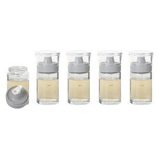 키텐실 시노글라스 오일병 M Cap 그레이, 5개, 100ml