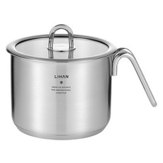 LIHAN Living Curator 電磁爐用不鏽鋼多功能鍋組, 銀色, 14cm, 1個