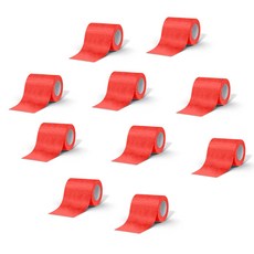 Daybyday 데이바이데이 밴드 7.5cm x 4.5m 레드, 1개, 10개입