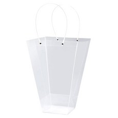 마켓피오 꽃 선물 사다리꼴 투명 PVC 가방, 타입6, 10개