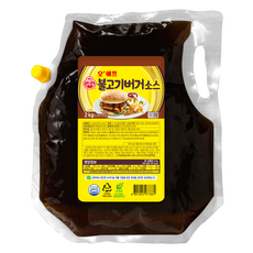 OTTOGI 不倒翁 O'Chef 韓式烤肉漢堡醬, 2kg, 1個