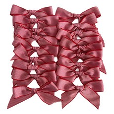 티나피크닉 선물포장 스트라이프 완성리본, 레드, 18개