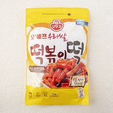 오뚜기 오쉐프 우리쌀 떡볶이떡, 1kg, 1개