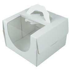 天運組合蛋糕窗盒 1號, 白色, 25個