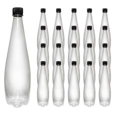 酵素彈 PET瓶 黑色瓶蓋, 1000ml, 21個