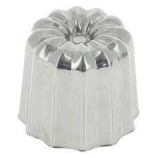 de Buyer 畢耶 不鏽鋼可麗露模具 4.5cm, 單一顏色, 1個