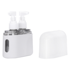 Living Heaven 旅行用化妝品多合一分裝瓶2件組, 1個, 灰色