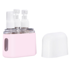 Living Heaven 旅行用多合一化妝品空瓶3件組, 1套, 粉紅色