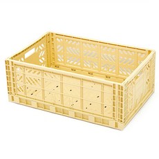 Ay kasa 折疊箱, 香蕉黃, L, 1個