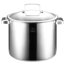 VAIMAR 大容量電磁爐不鏽鋼特大湯鍋 15L, 32cm, 1個, 混合色