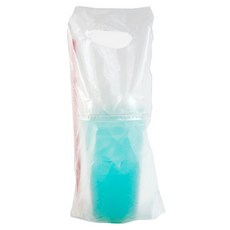 PACKAGE HERO 塑膠提袋 1杯裝 半透明素面 16.5 x 30 cm, 400入, 1個