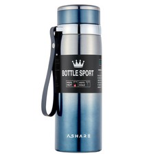 어쉐어 휴대용 보온보냉병, 블루, 600ml, 1개