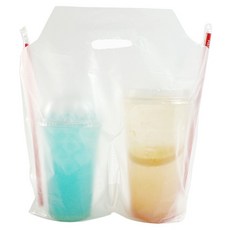 PACKAGE HERO 半透明素面雙杯塑膠提袋 33 x 30.5 cm, 400入, 1個