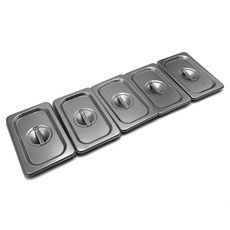 hwayoung STS304 1/9 不鏽鋼調理盆, 調理盆 5入, 5個