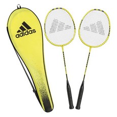 adidas 愛迪達 Spieler羽球拍 E05 黃色 2支組, 1組