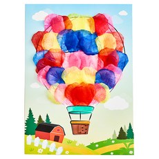 minhwashop 花瓣黏貼DIY, 20個, 熱氣球 S240090E