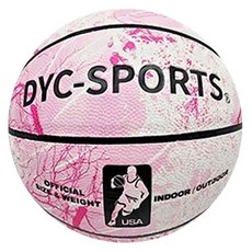 딕스포츠 야광 농구공, 핑크, 1개