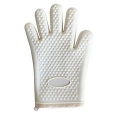 Acacia矽膠烤箱手套, 象牙白, 1個