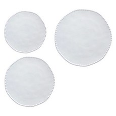 Modern G 圓珠波點平盤3件組 YJ715, 1套, 白色, 小, 中, 大