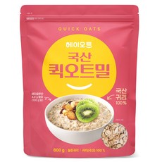 heyoat 韓國產快煮燕麥片, 1個, 600g